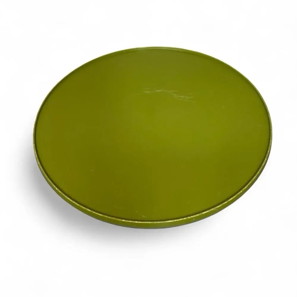 Rubbermaid Avocado Green Lazy Susan Turntable 10.5” Vintage 1970s Kitchen
